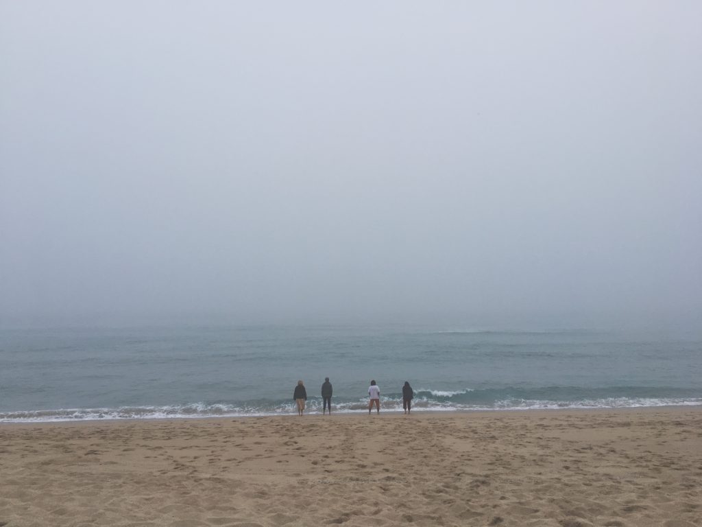 Camino de Santiago, oceanfront